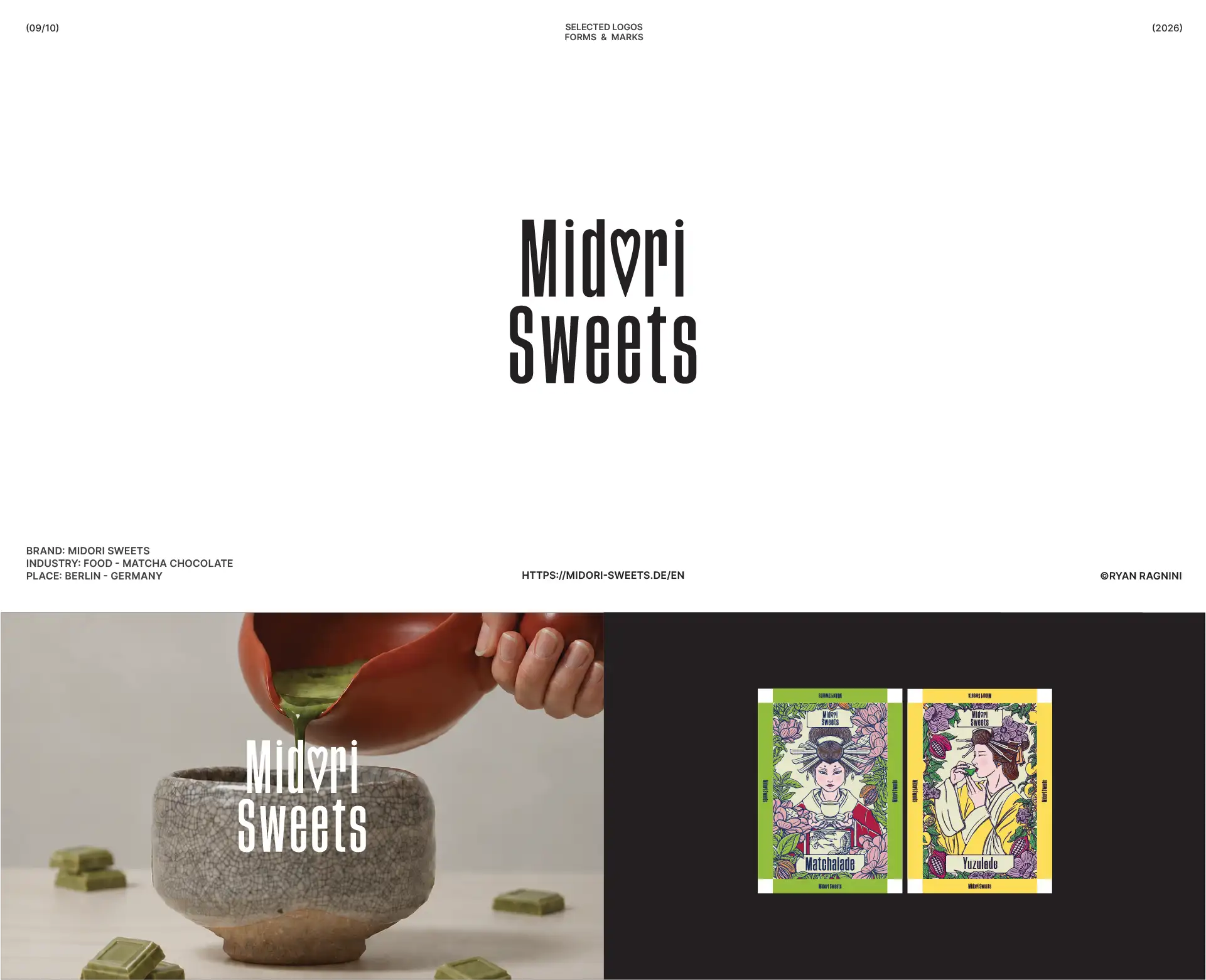 Midori Sweets Logo Design